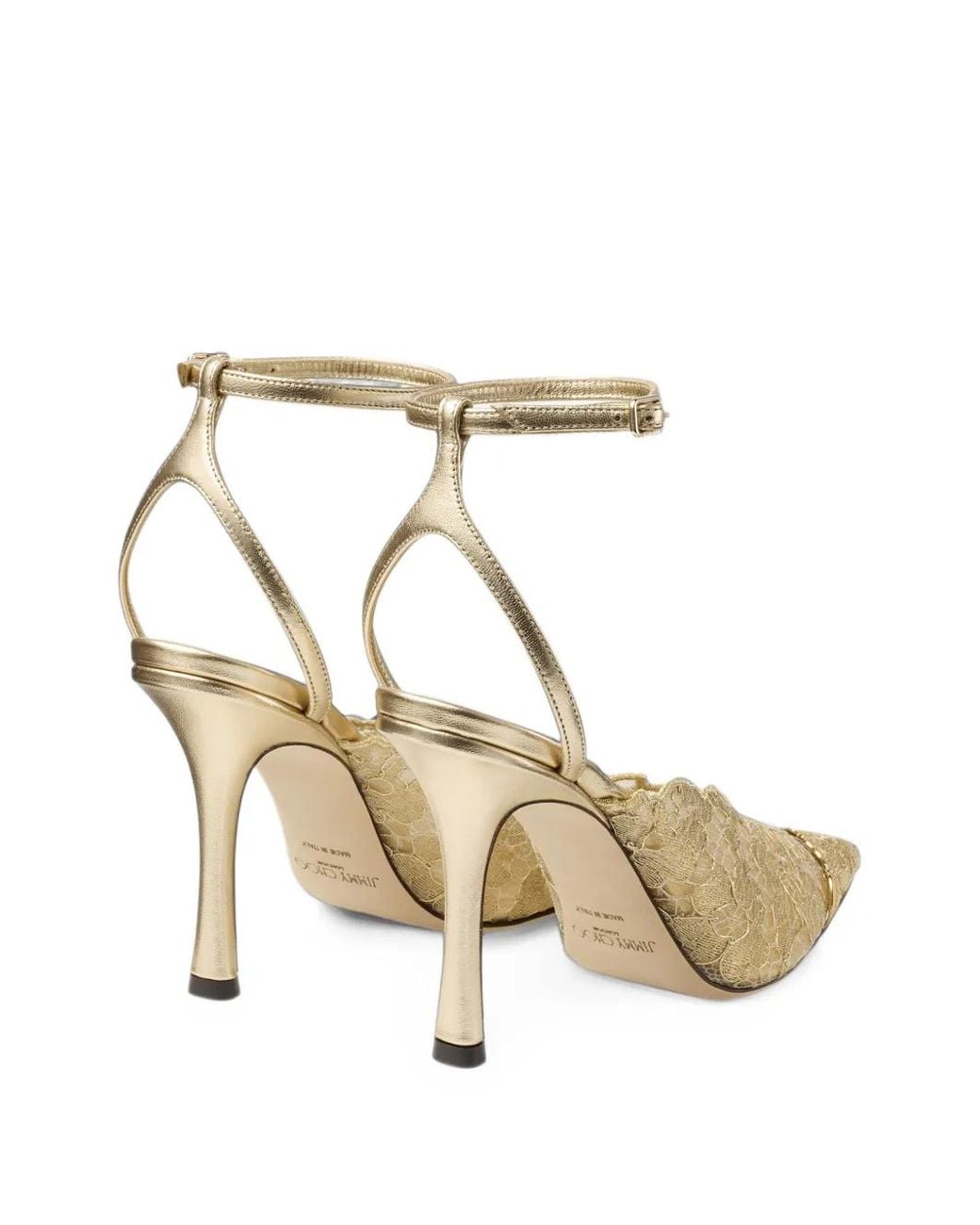 Jimmy Choo Metallic Faiz 100 Pumps
