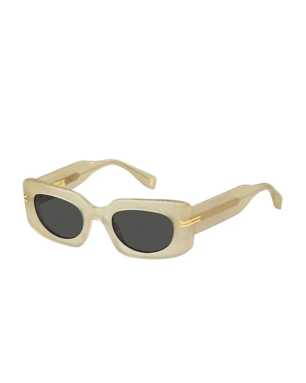 Marc Jacobs Gray Rectangle-Frame Sunglasses