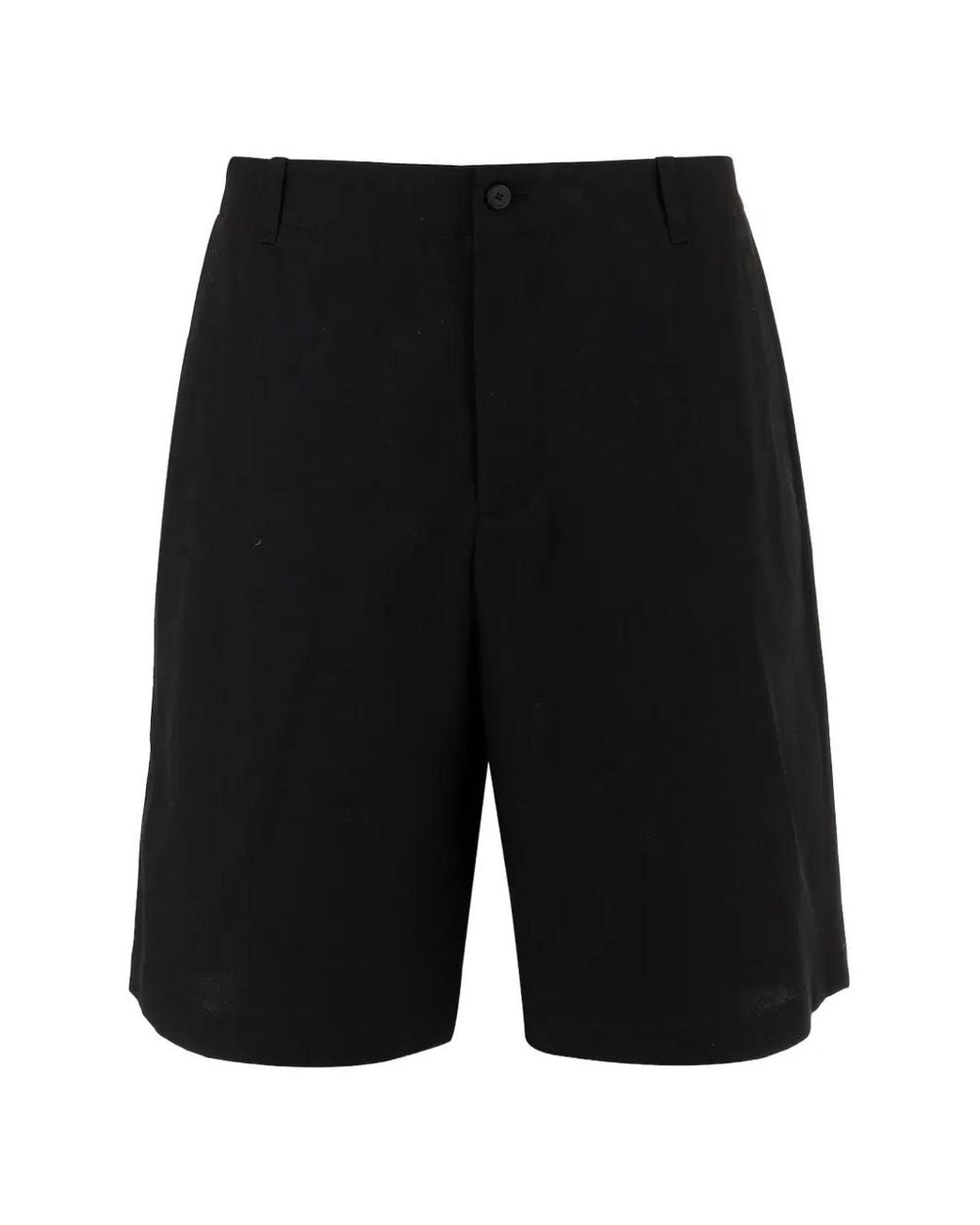 Jacquemus Black Button Shorts for men