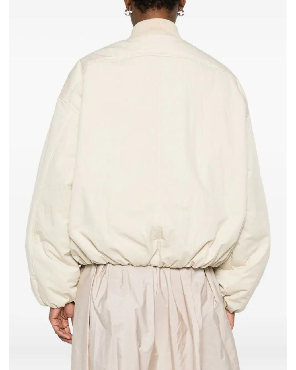Chaqueta Bómber Jena Con Bajos Elásticos Christian Wijnants de color White