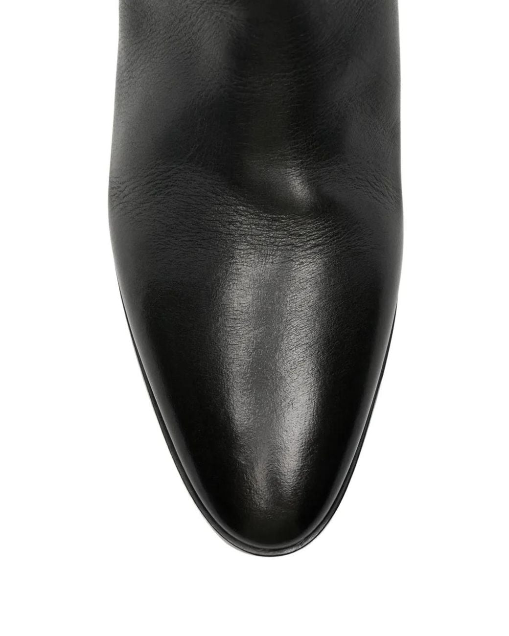 Marsèll Black Side-Zip Leather Ankle Boots for men