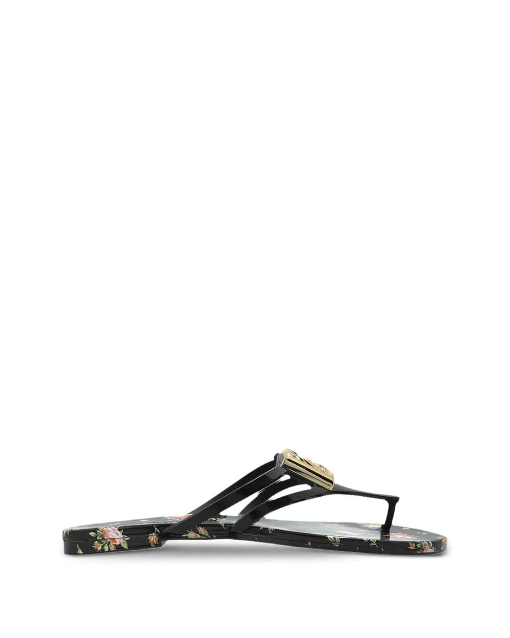 Dolce & Gabbana White Logo-Detail Slides