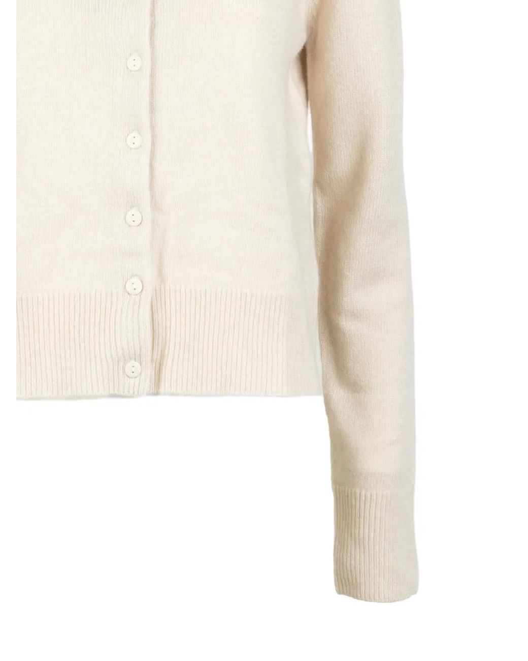 Marella Natural Button-Up Cardigan