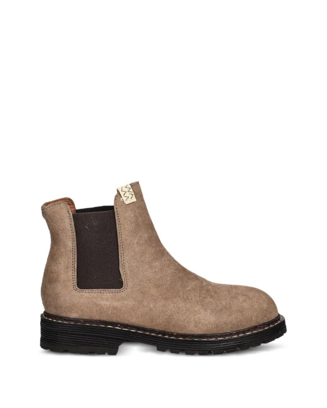 Visvim Brown Suede Chelsea Boots for men