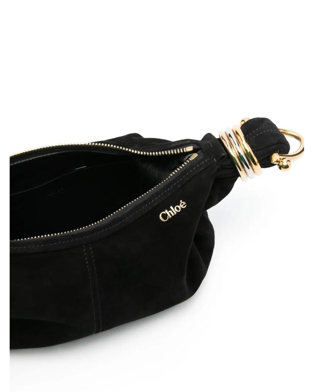 Borsa Tote Bracelet Mini di Chloé in Black