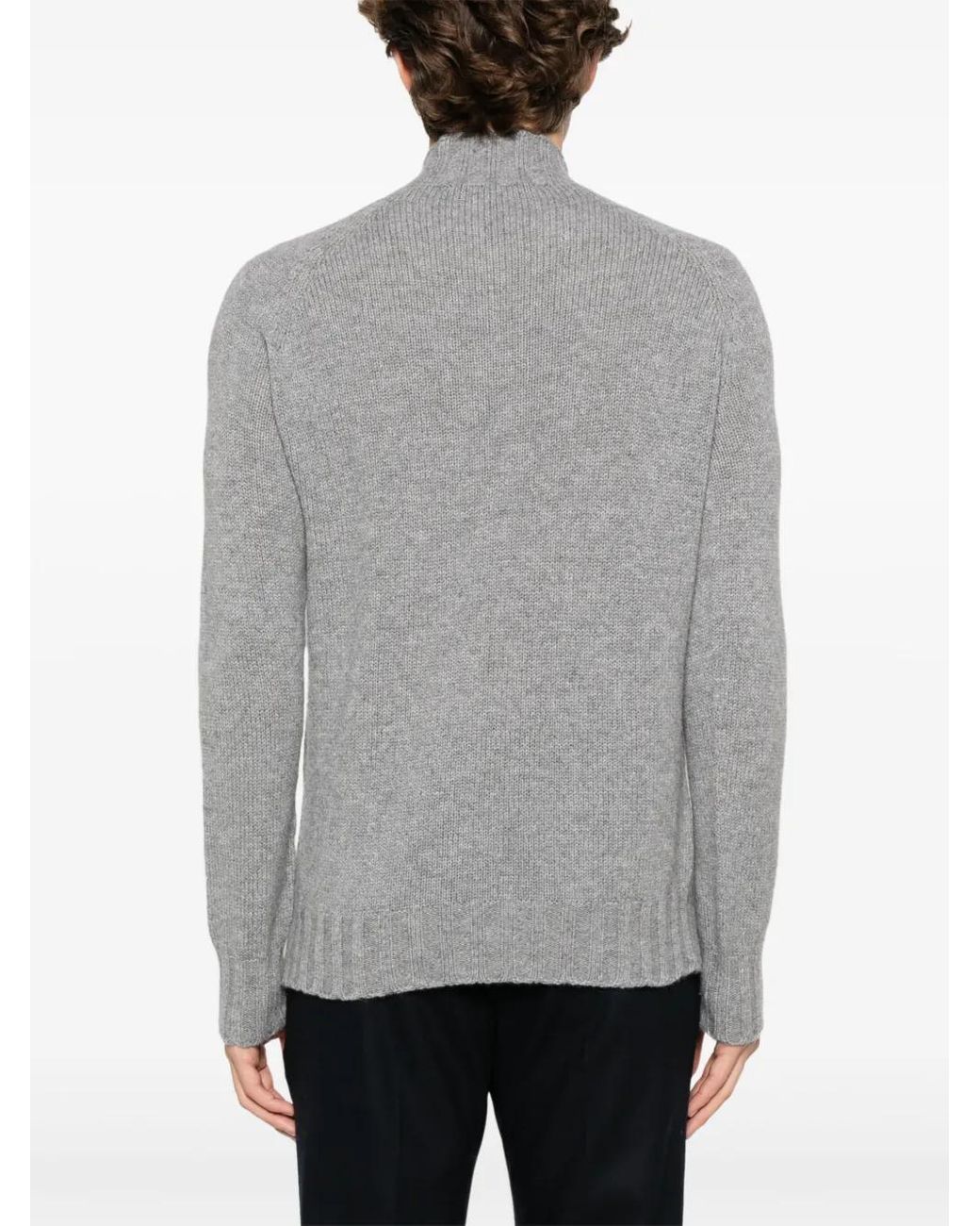 Tagliatore Gray Filbert Sweater for men