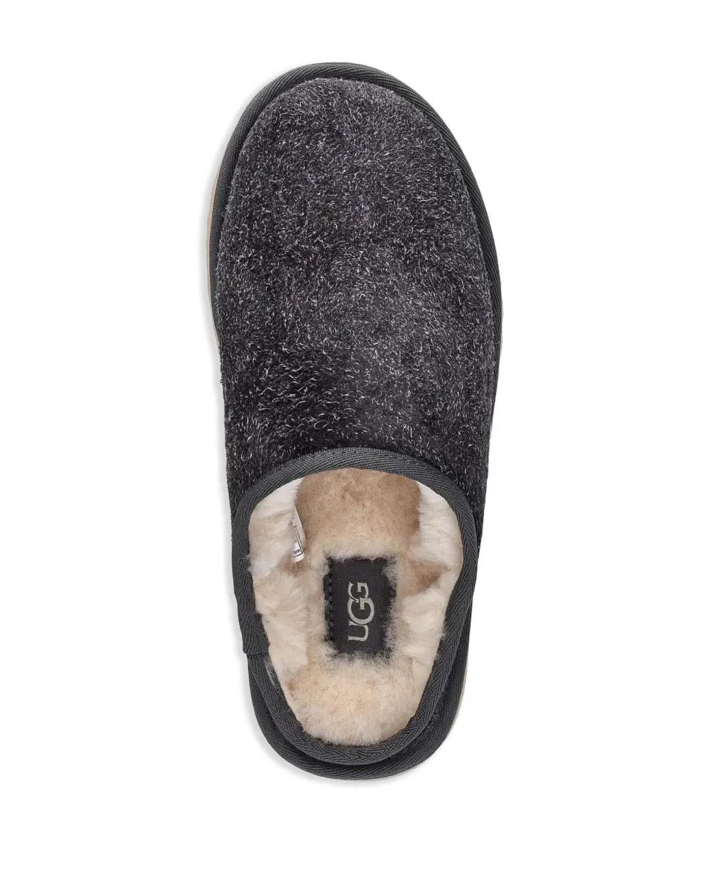 Ugg Gray Classic Shaggy Slippers for men