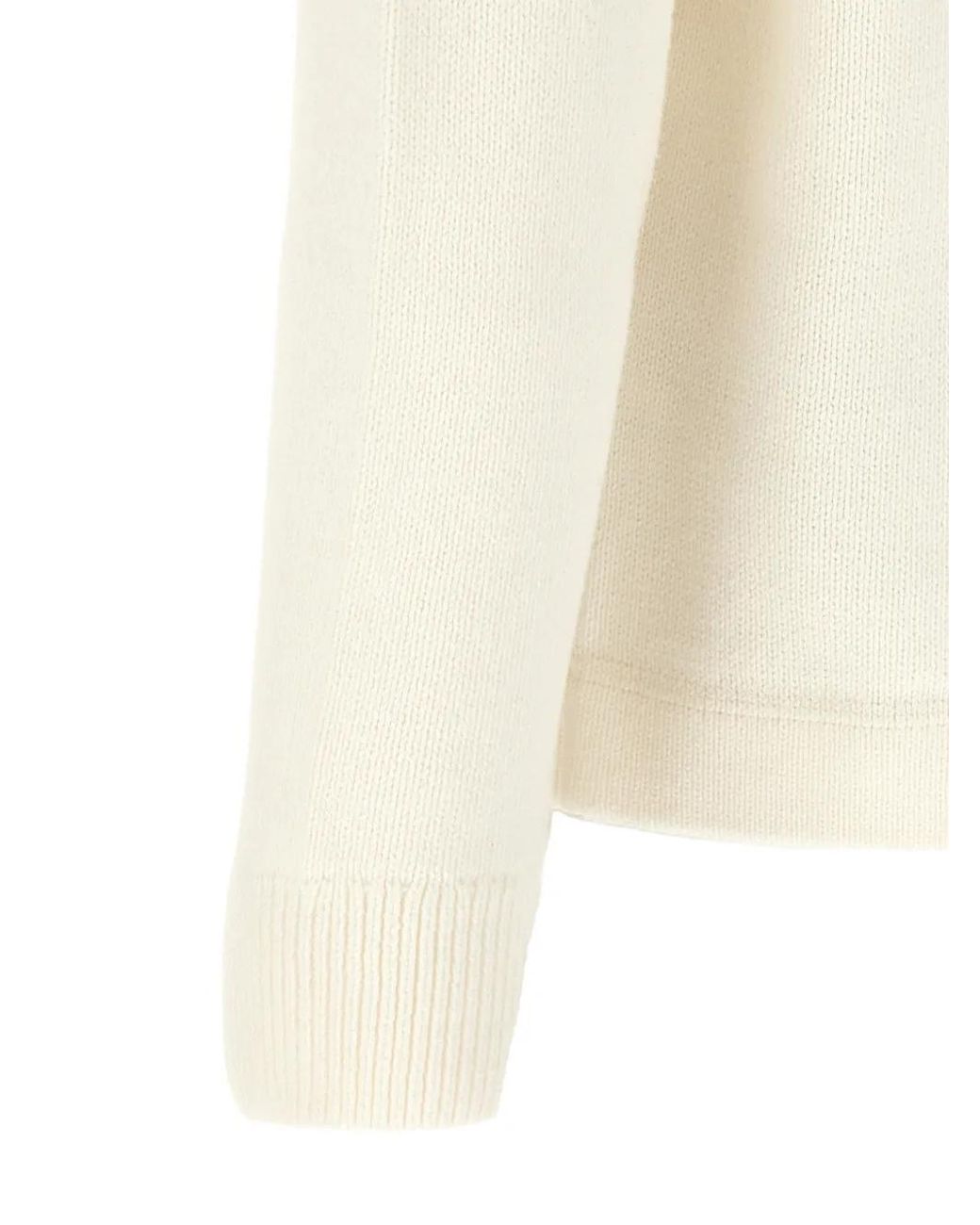 Polo Ralph Lauren White Letter-Intarsia Knitted Cardigan for men