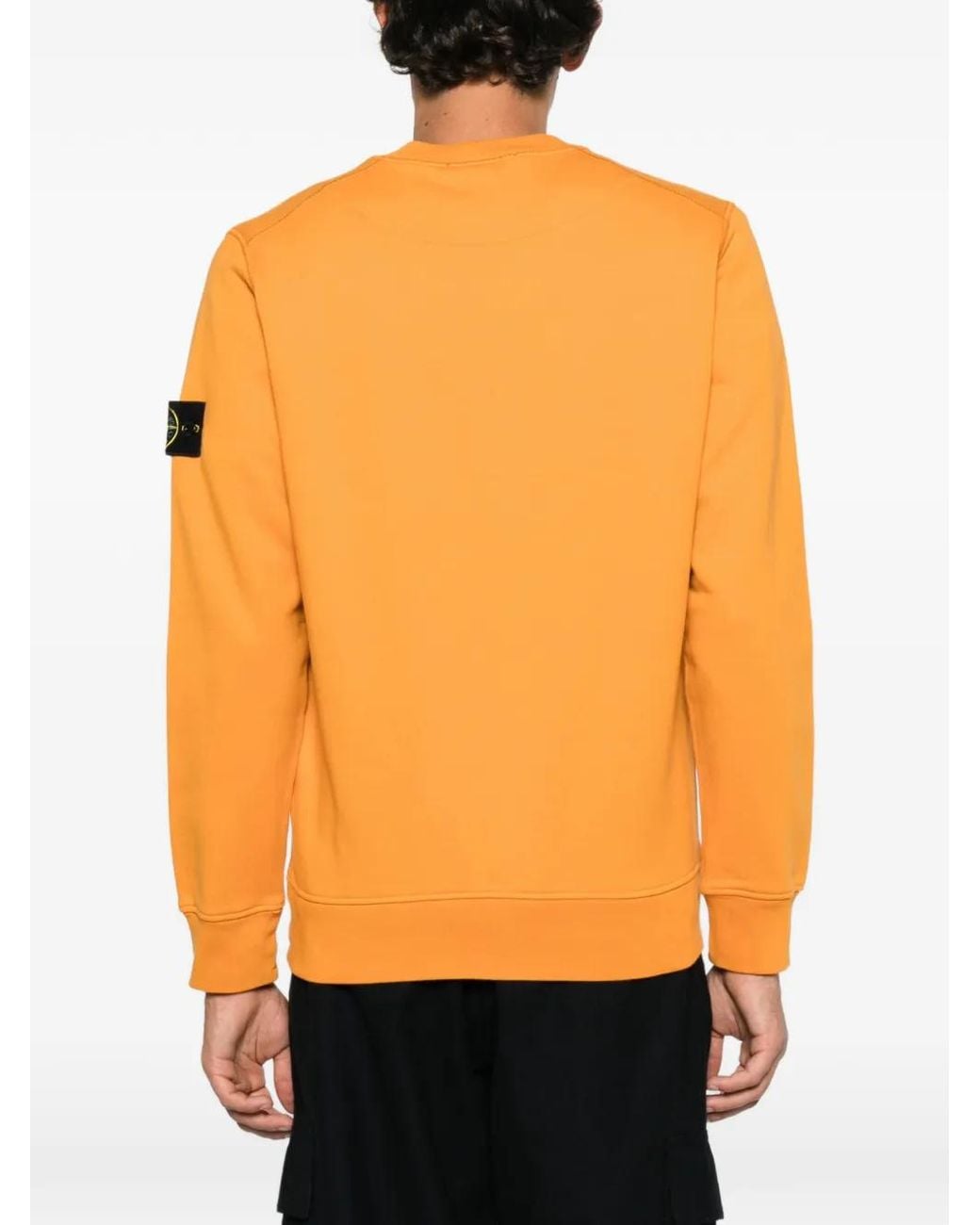Stone Island Trui Met Compass-Patch in het Orange voor heren