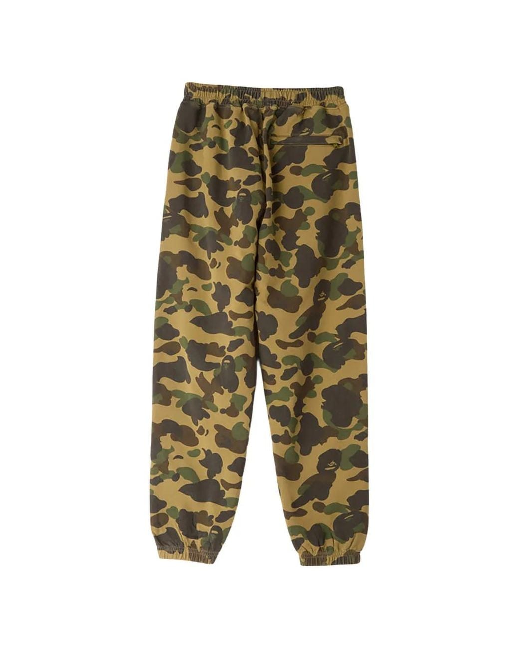 A Bathing Ape Green Pantalon De Jogging Ample 1St Camo One Point for men