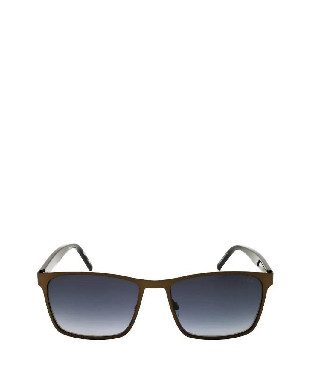 HUGO Blue Rectangle-Frame Sunglasses for men