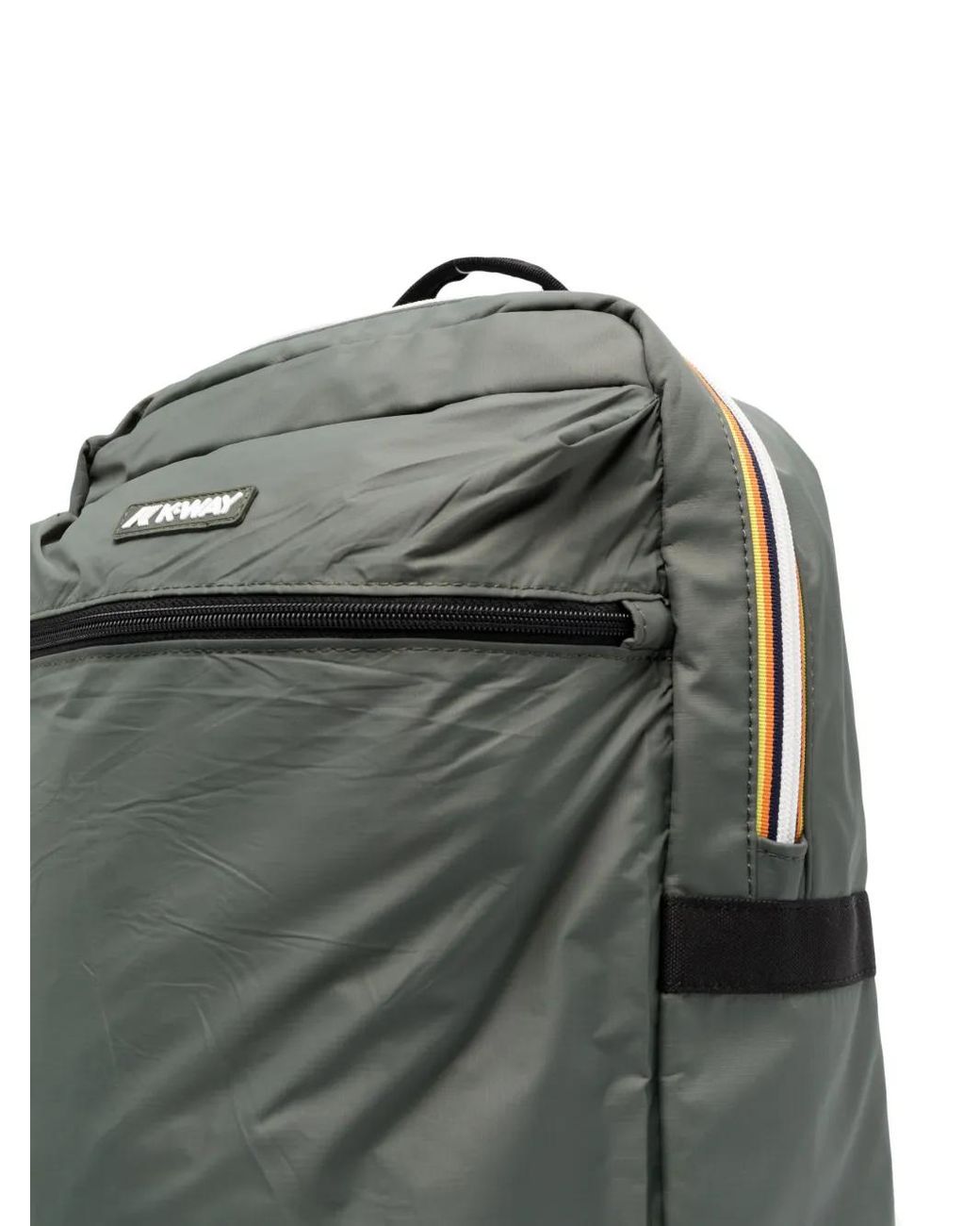 K-Way Gray Laion Zip-Fastening Backpack