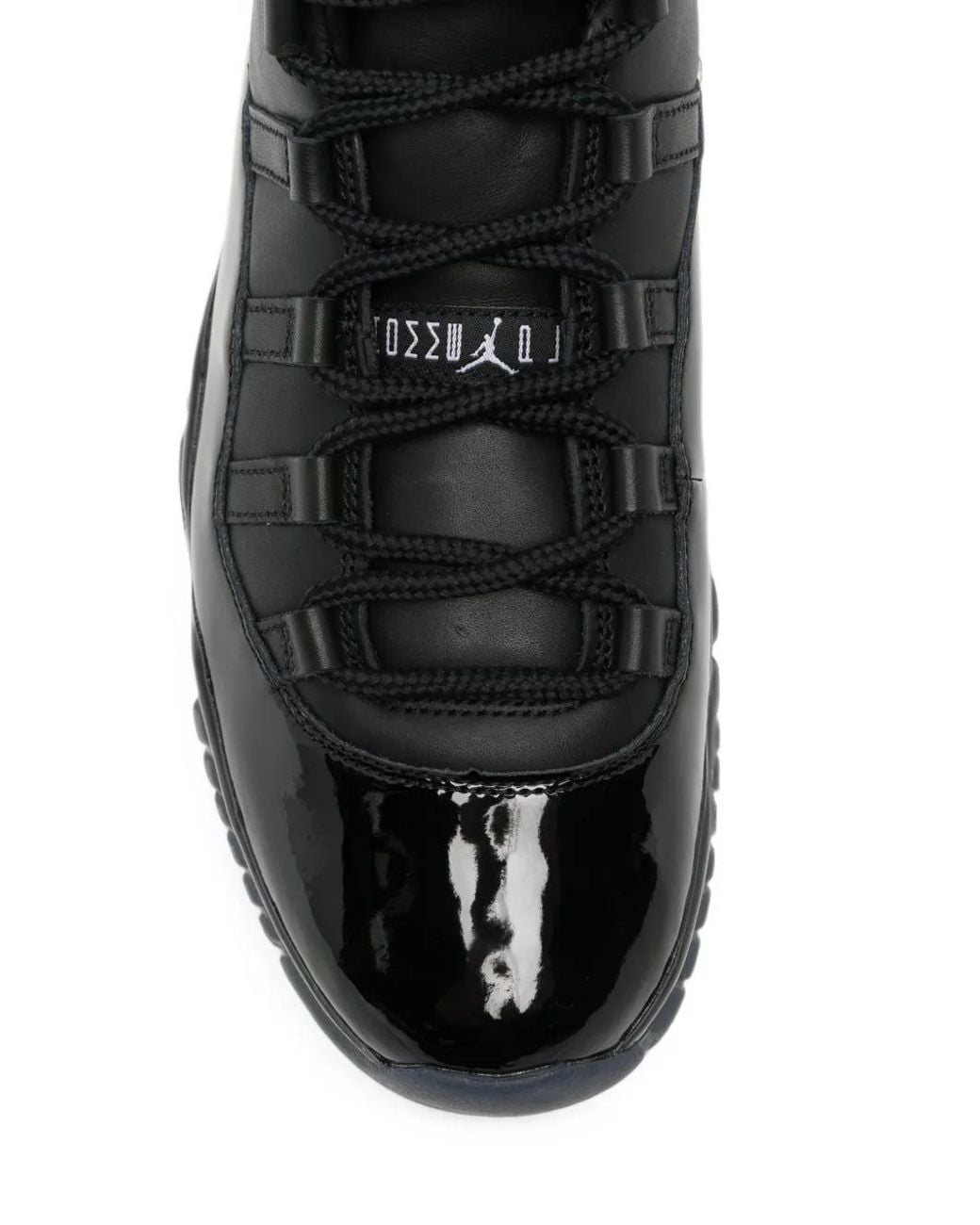 Comme des Garçons Black X Air Jordan 11 Leather Sneakers