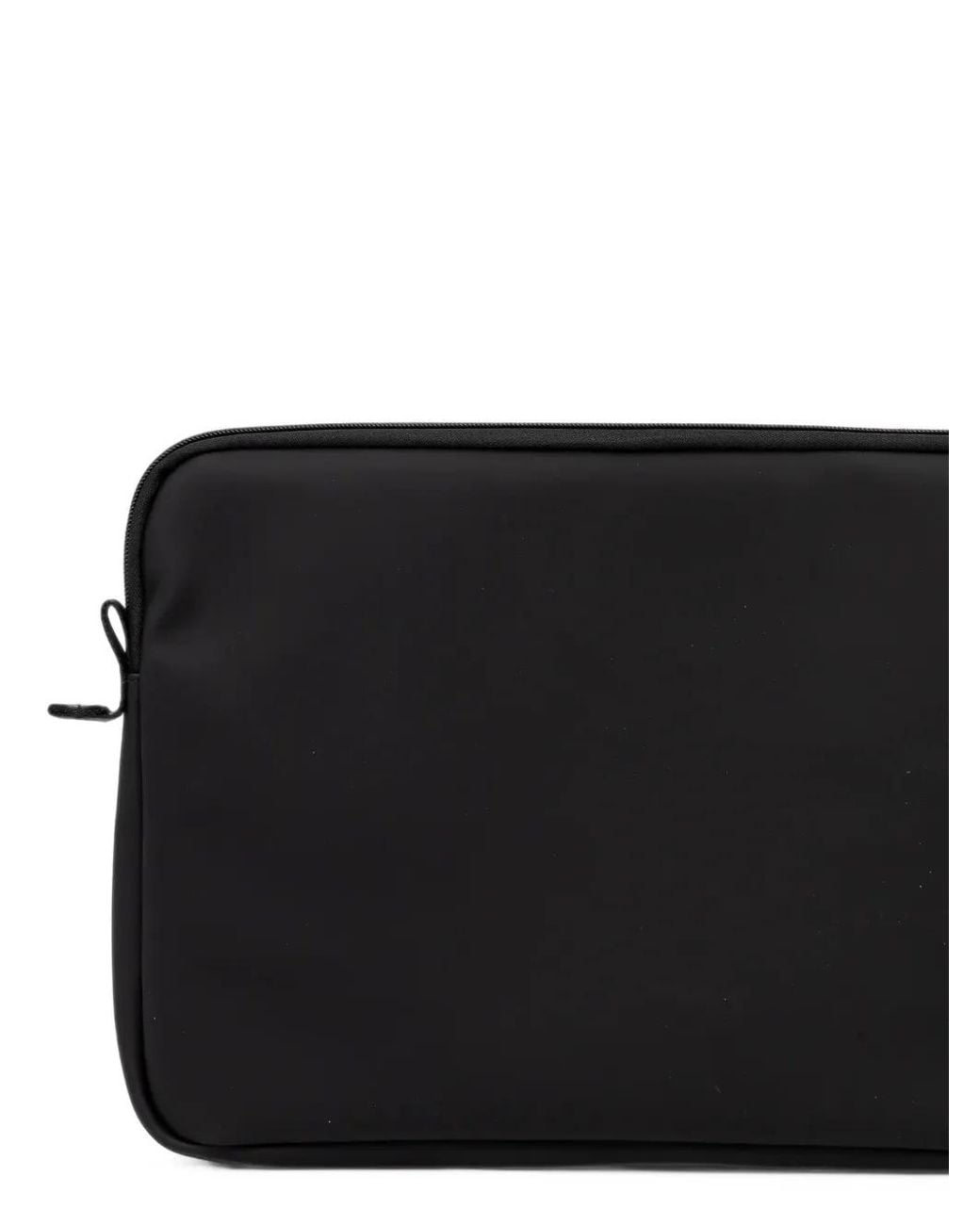 Rains Black Logo-Embossed Laptop Case