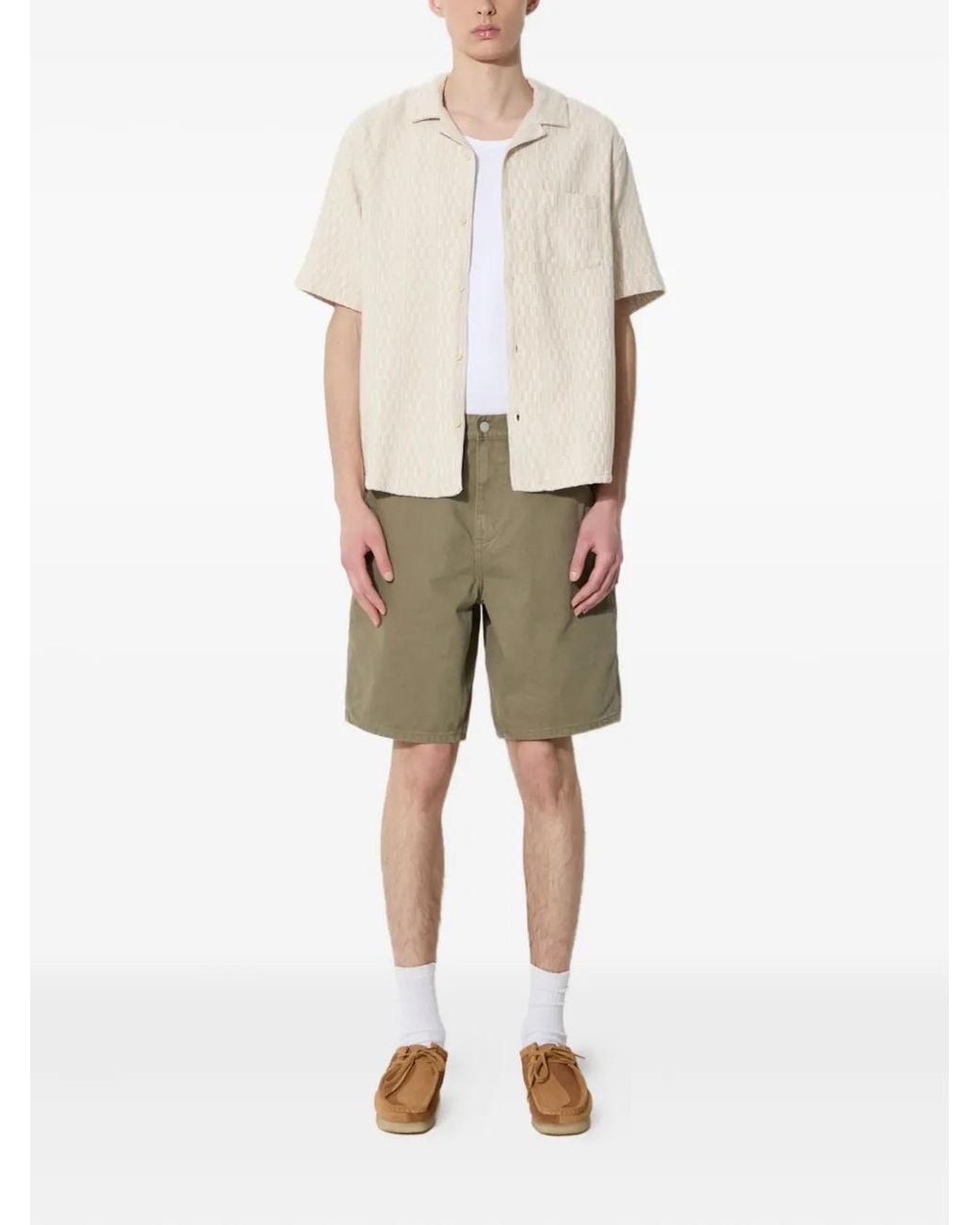 Thisisneverthat Natural Pocket Denim Shorts for men