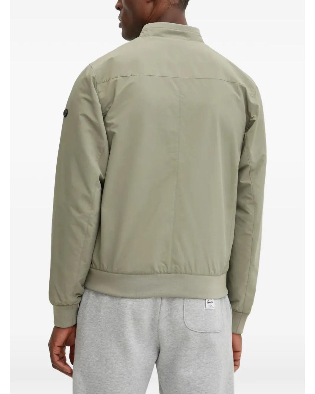 Didriksons Green Zip-Up Bomber Jacket for men