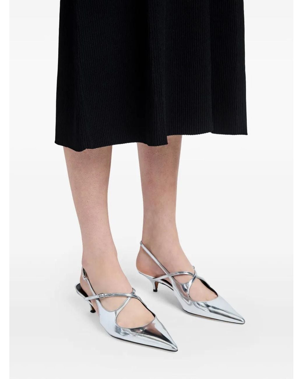 Proenza Schouler White 40Mm Slash Pumps
