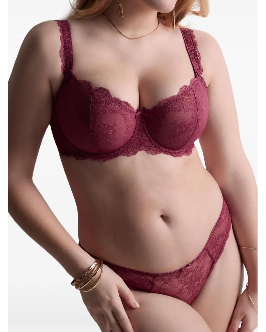 Aubade Red Danse Des Sens Lace Bra