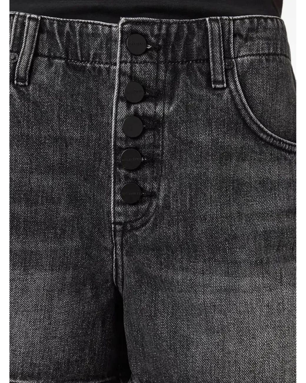 AllSaints Black Tay Denim Shorts