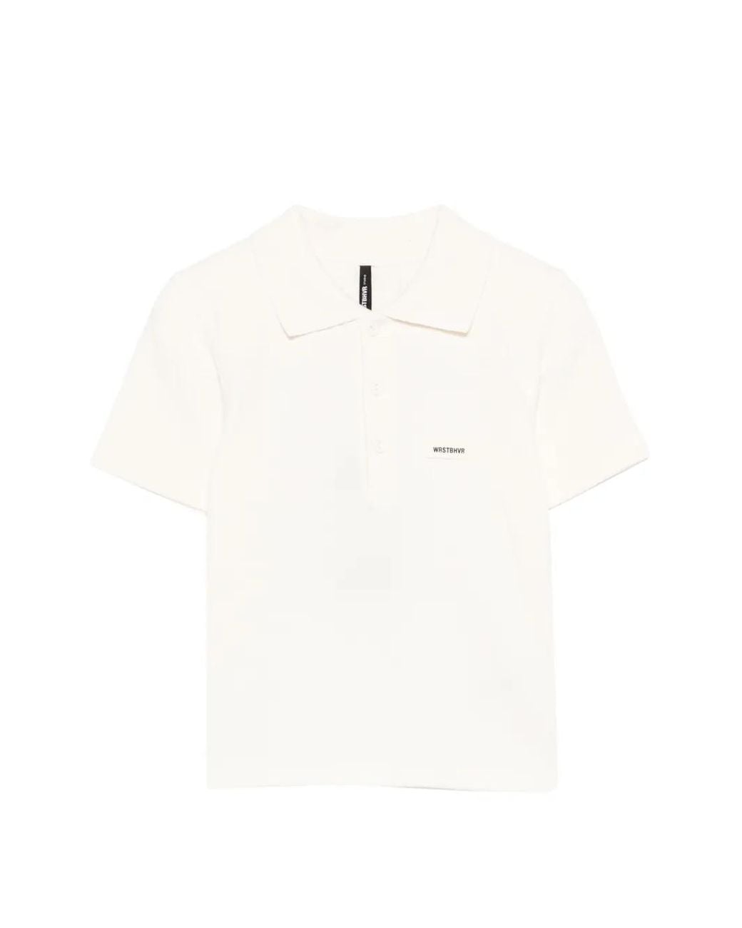 WRSTBHVR White Aurelia Polo Shirt