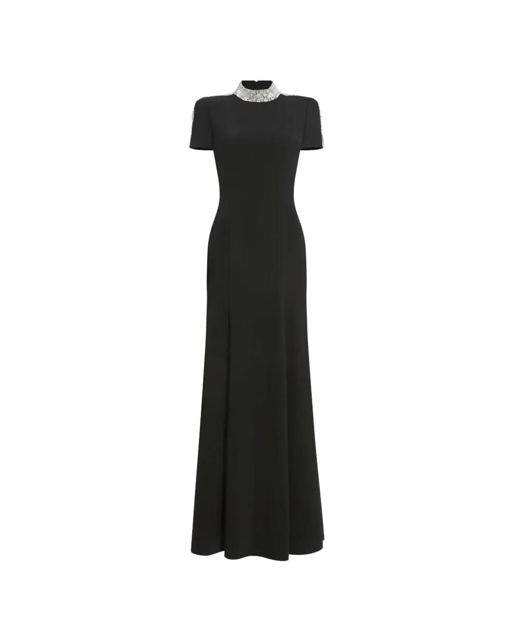 Robe Mesa Jenny Packham en coloris Black