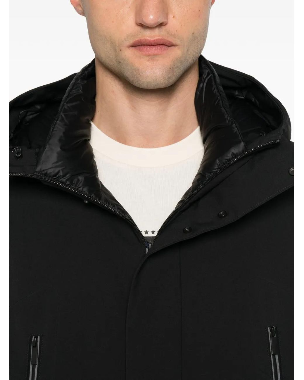 Moncler Black Vexin Parka for men