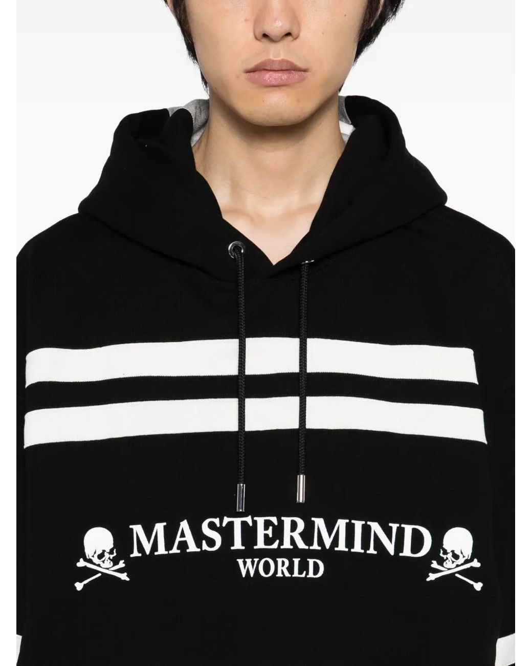 MASTERMIND WORLD Black Logo Hoodie for men