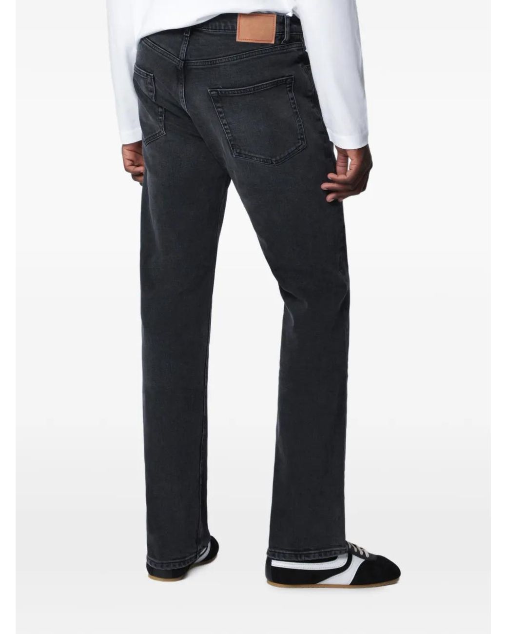 Jeanerica Blue Overdyed Five-Pocket Jeans for men