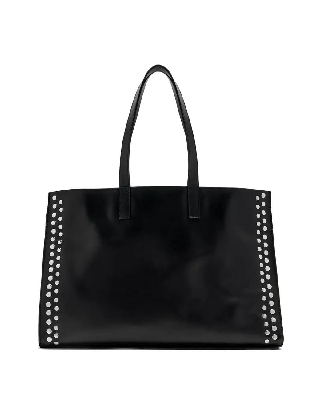 GIMAGUAS Black Studded Tote Bag