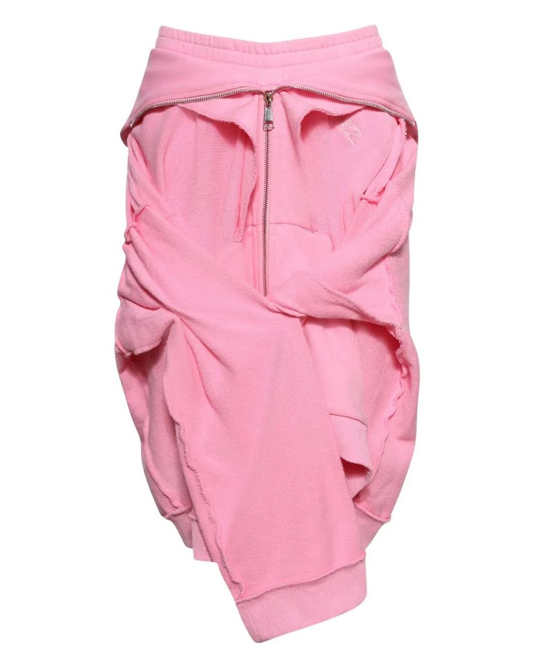 Natasha Zinko Hoodie Midi-Skirt in Pink | Lyst