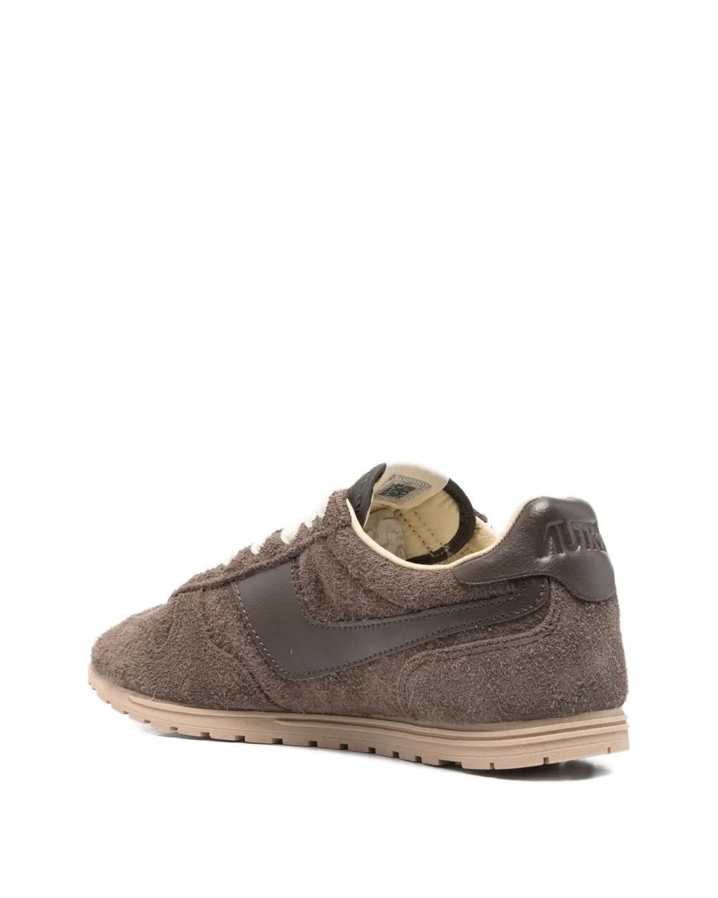 Autry Brown Windspin Suede Sneakers
