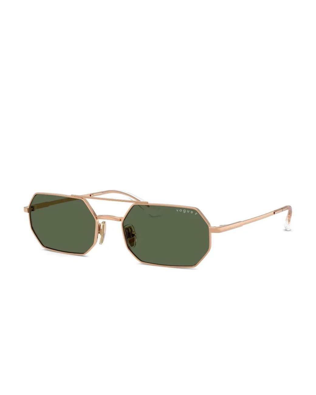 Vogue Eyewear Green Geometric-Frame Sunglasses