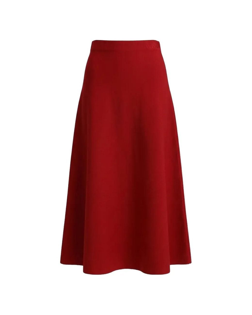 Valentino Garavani Flared Midi Skirt