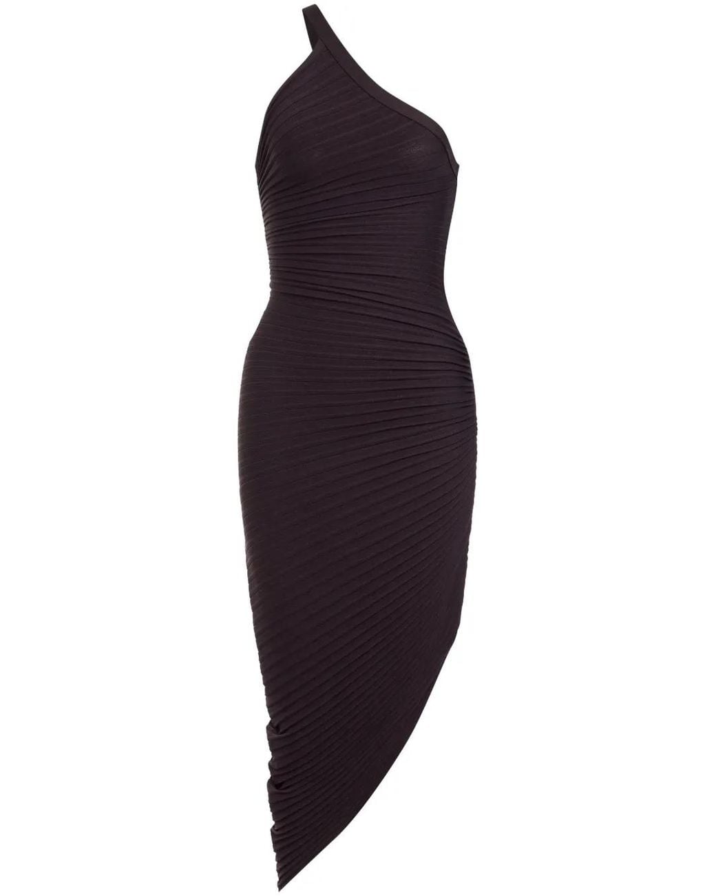 Philosophy Di Lorenzo Serafini Blue Asymmetric Ruched Dress