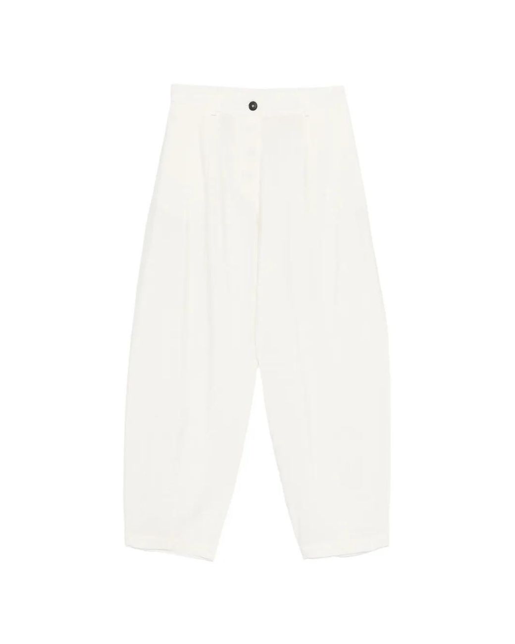 Cordera White Geknöpfte Hose