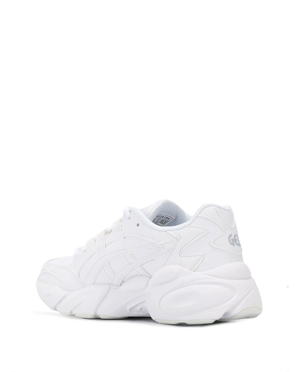 Asics Leather Chunky Low Top Sneakers in White | Lyst