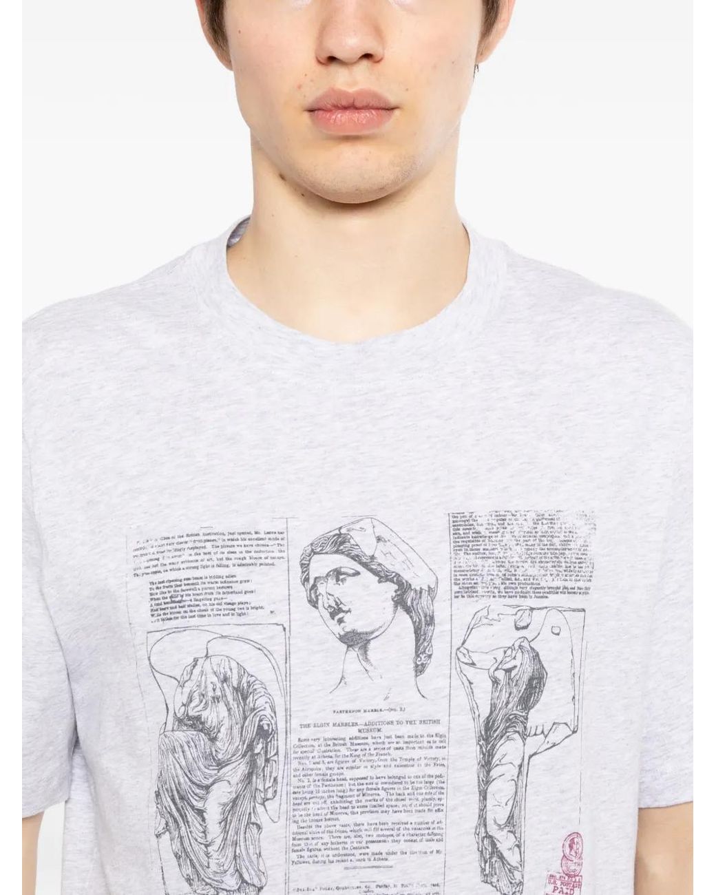 Brunello Cucinelli White Jersey T-Shirt for men