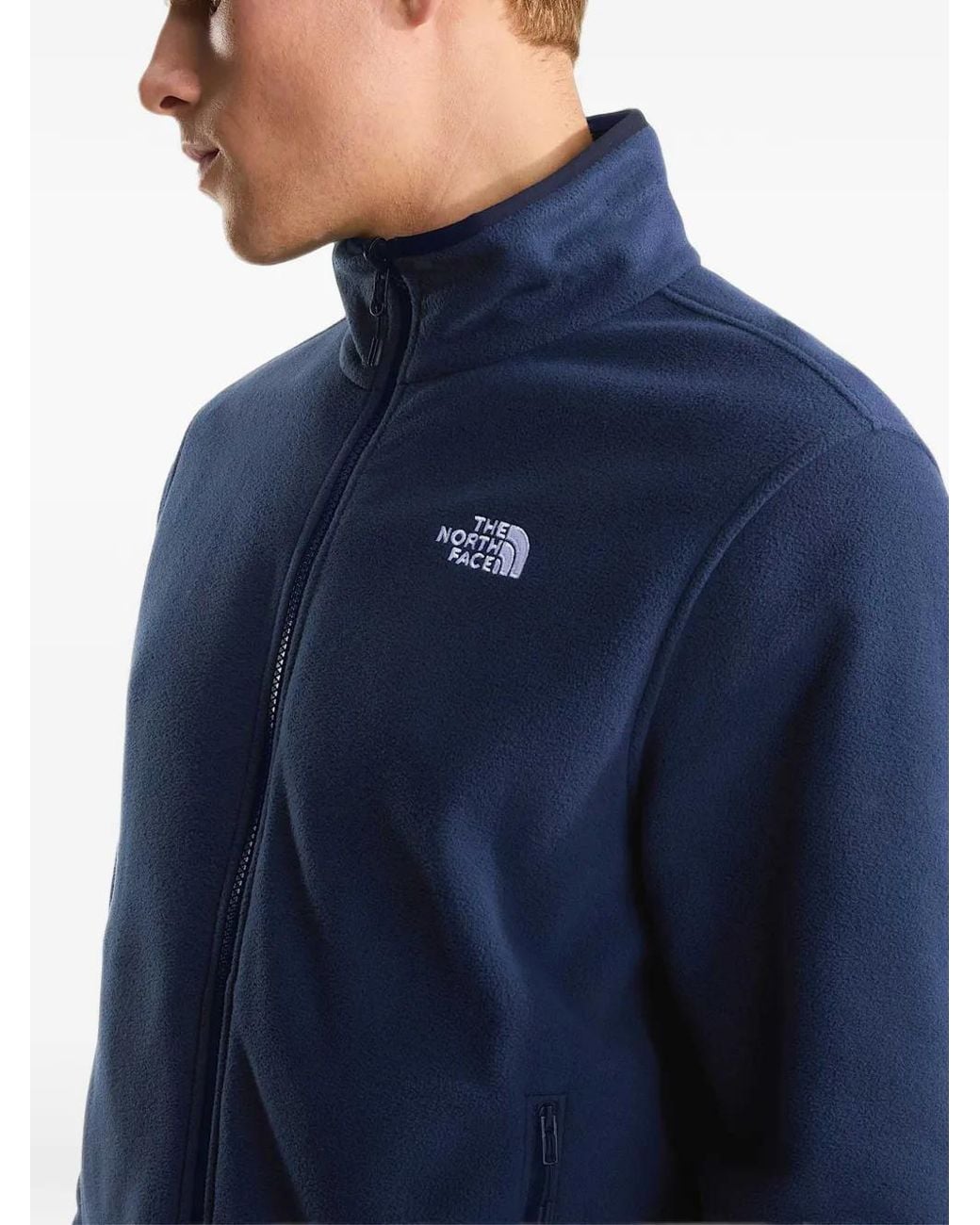 The North Face Blue Glacier Fleece Sweatshirt for men