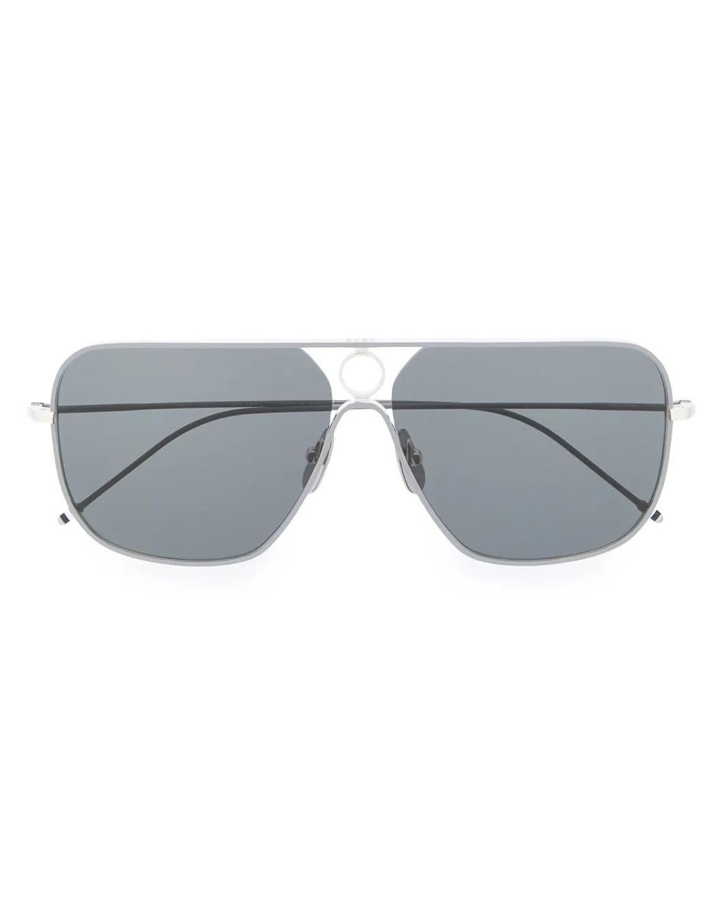 Thom Browne Multicolor Rectangular-frame Sunglasses