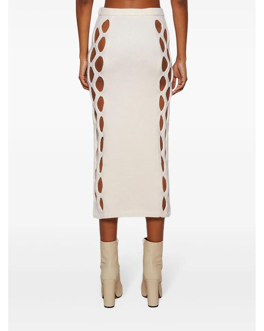 DIOTIMA White Steer Skirt
