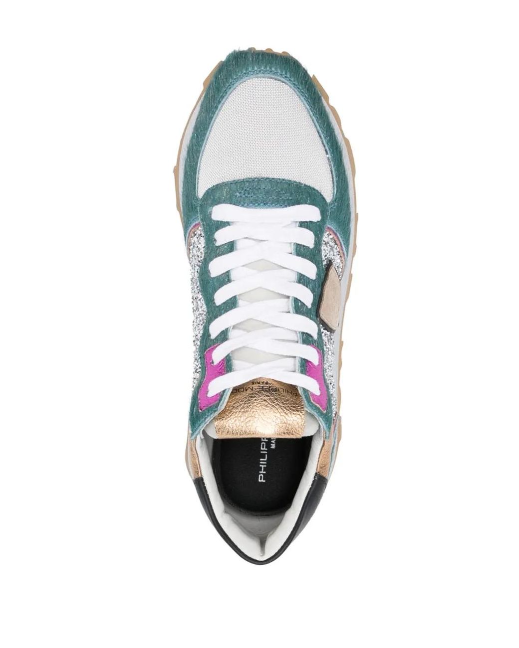 Philippe Model Blue Tropez Haute Low-Top Sneakers