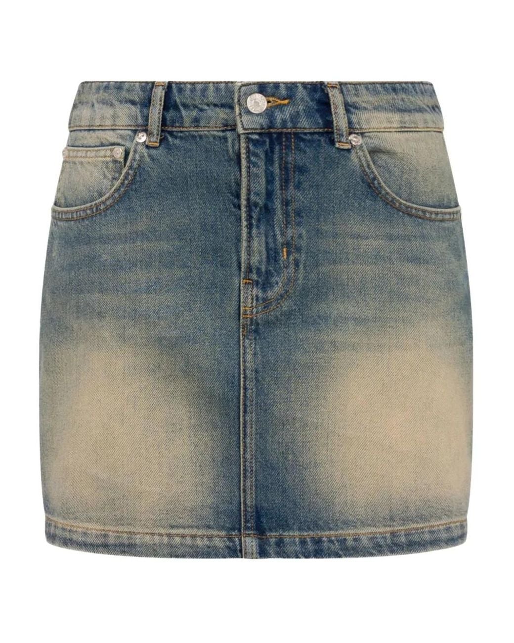 Moschino Blue Denim Mini Skirt