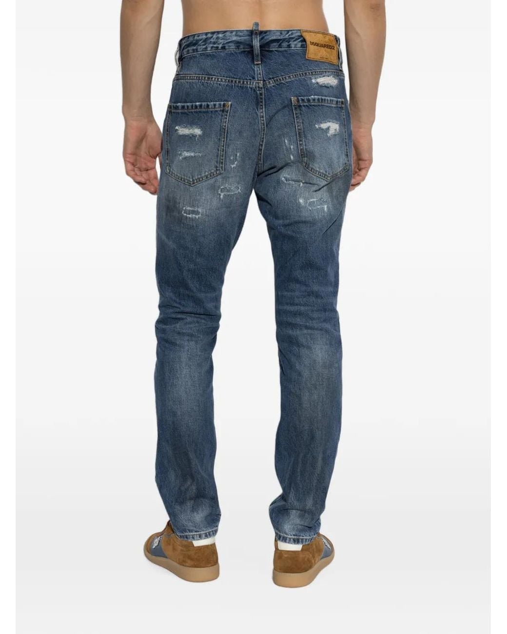 Vaqueros Teddy DSquared² de hombre de color Blue