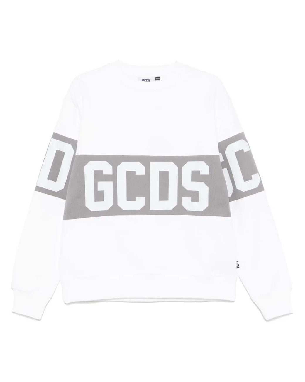 Gcds Sweater Met Logoprint in het White