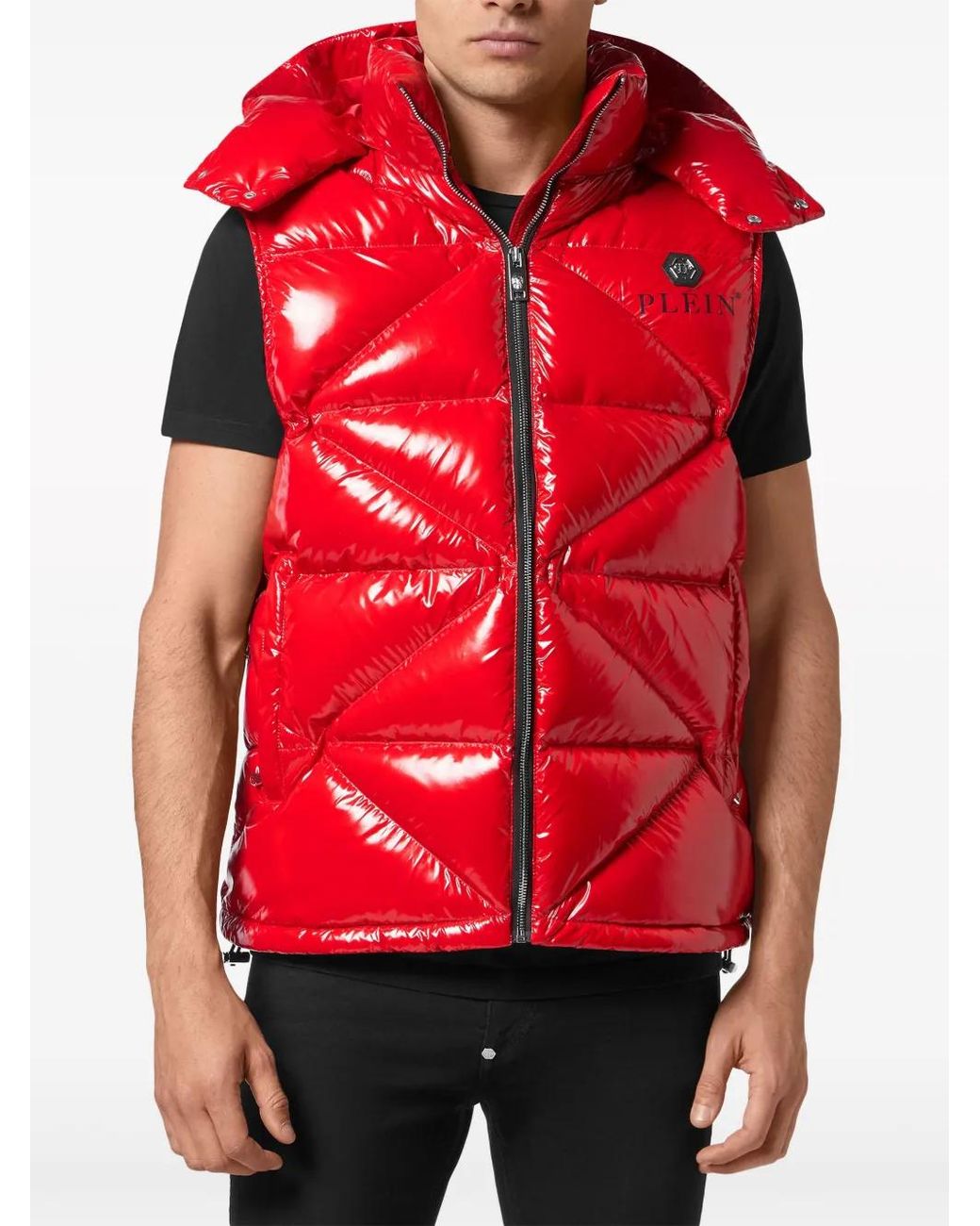 Philipp Plein Red Puffer for men