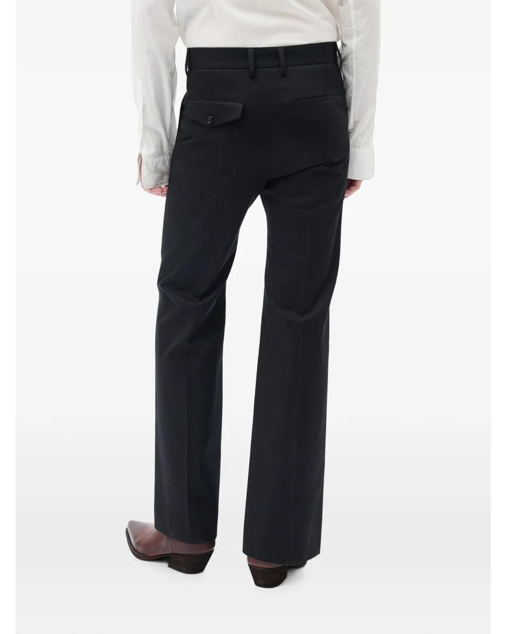 Ann Demeulemeester Black Tailored Trousers for men