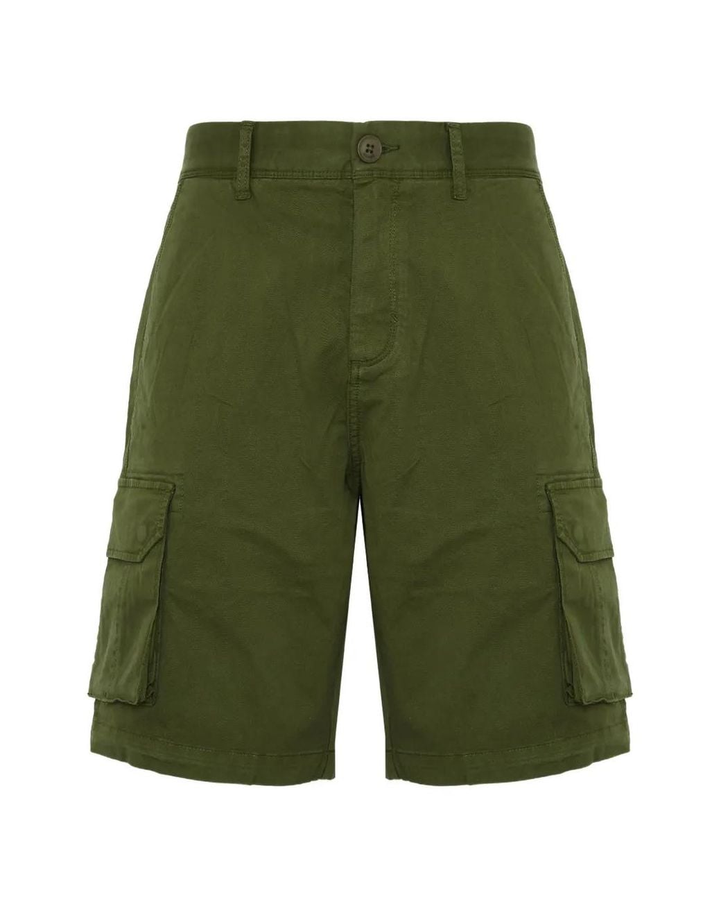 Sun 68 Green Cargo Shorts for men
