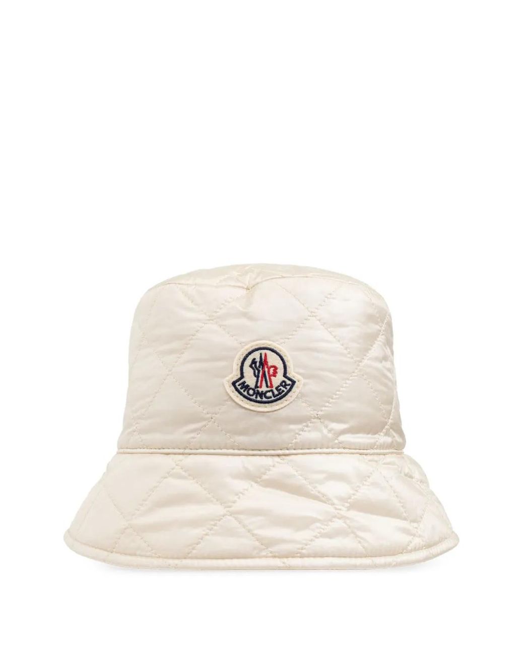 Moncler Natural Logo Nylon Bucket Hat