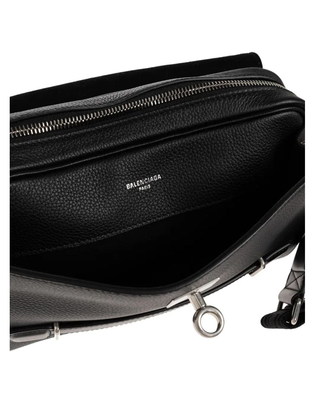 Balenciaga White Le 7 Cube Messenger Bag Small for men