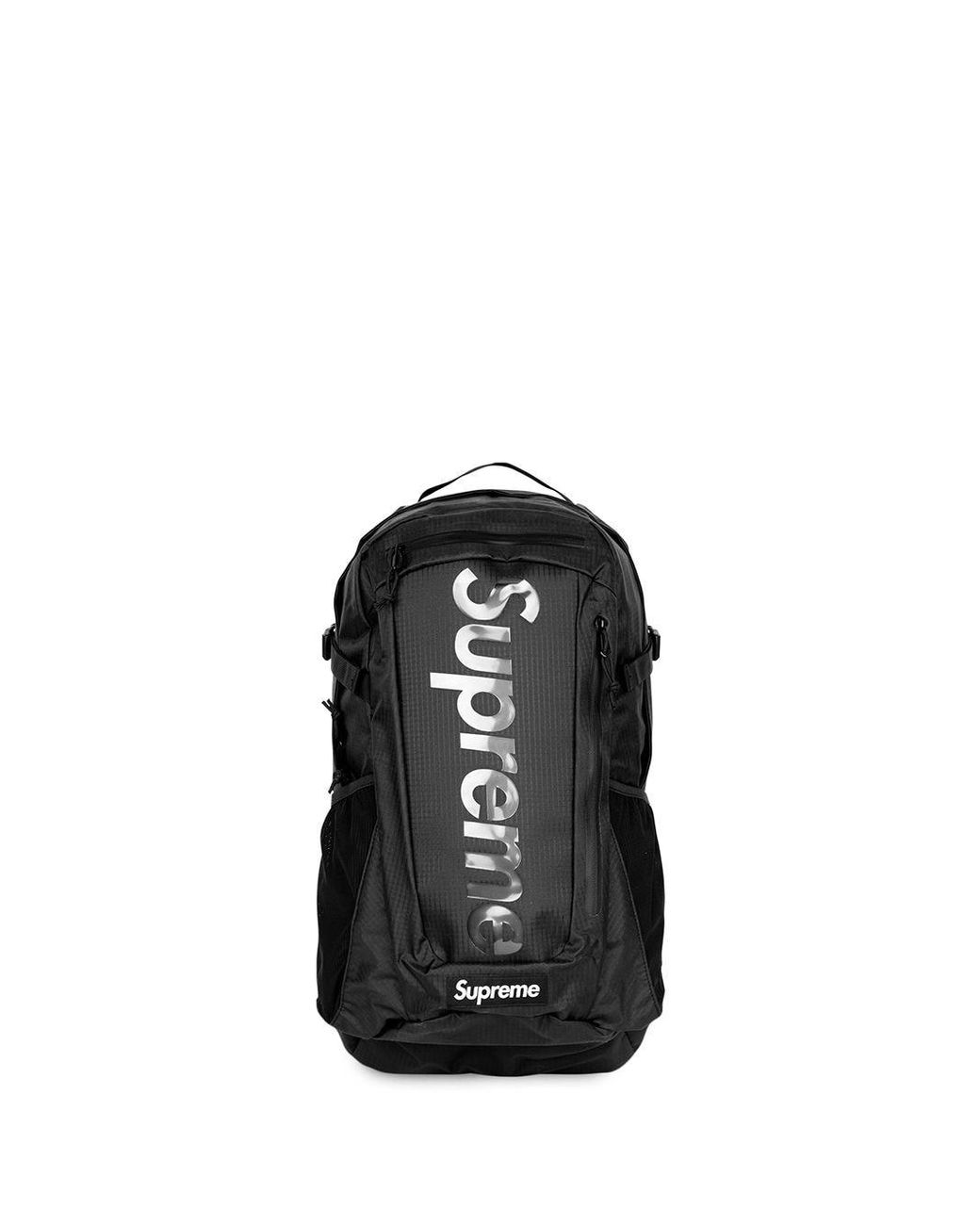 Supreme Logo Canvas Backpack - White for Men